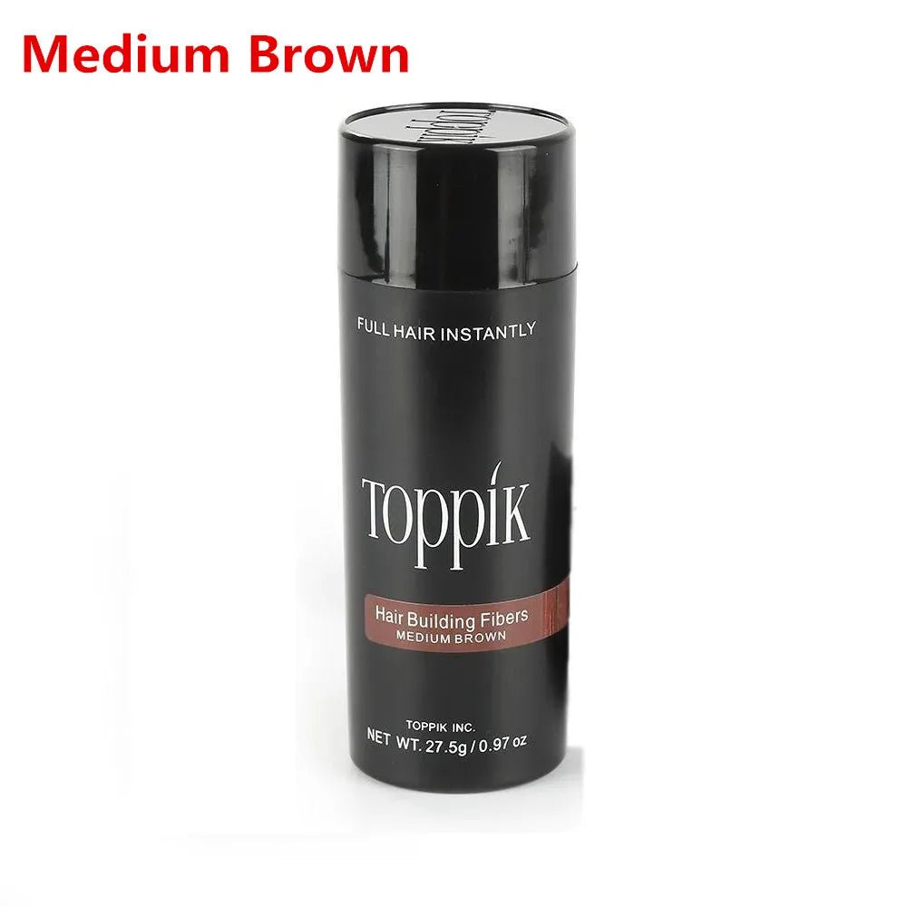 Spray épaississant à la kératine avec 9 couleurs de fibres capillaires. Poudre de 27,5g. - KeraNow